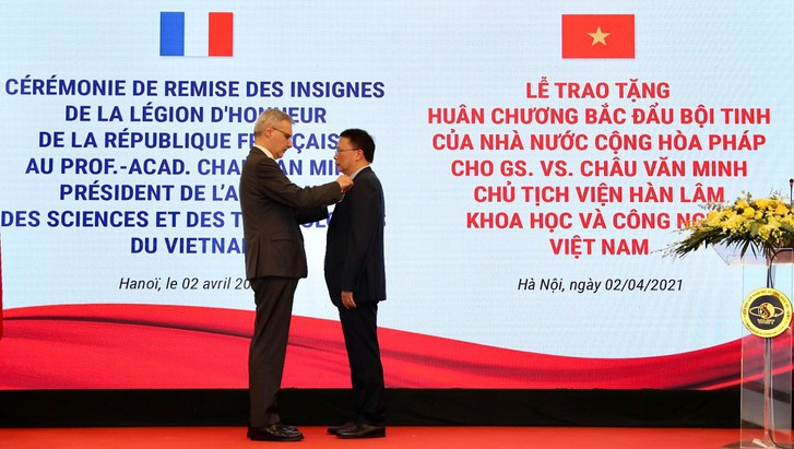 Vietnamese scholar earned France's Legion of Honor