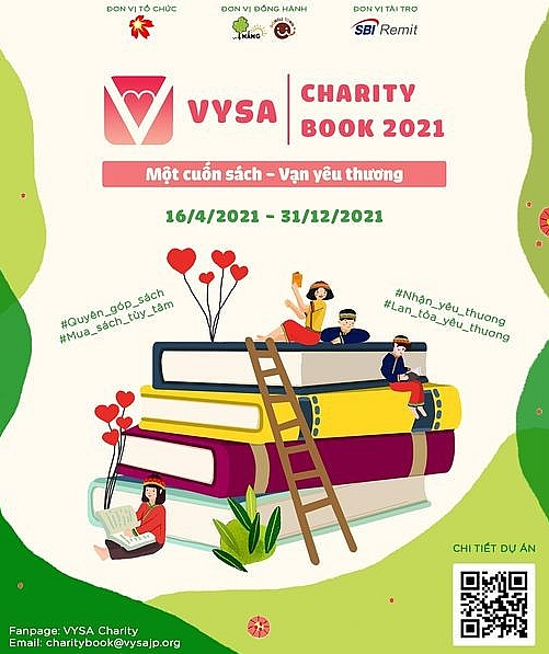 Vietnamese students in Japan donate books to help children in remote regions