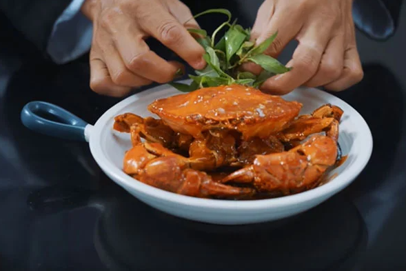 Recipe: Fried crab with tamarind sauce