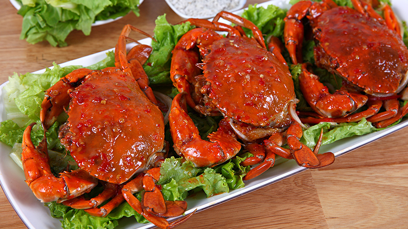 Recipe: Fried crab with tamarind sauce