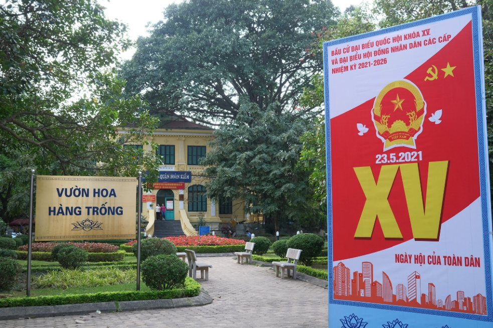 Hanoi's streets decorated for national election