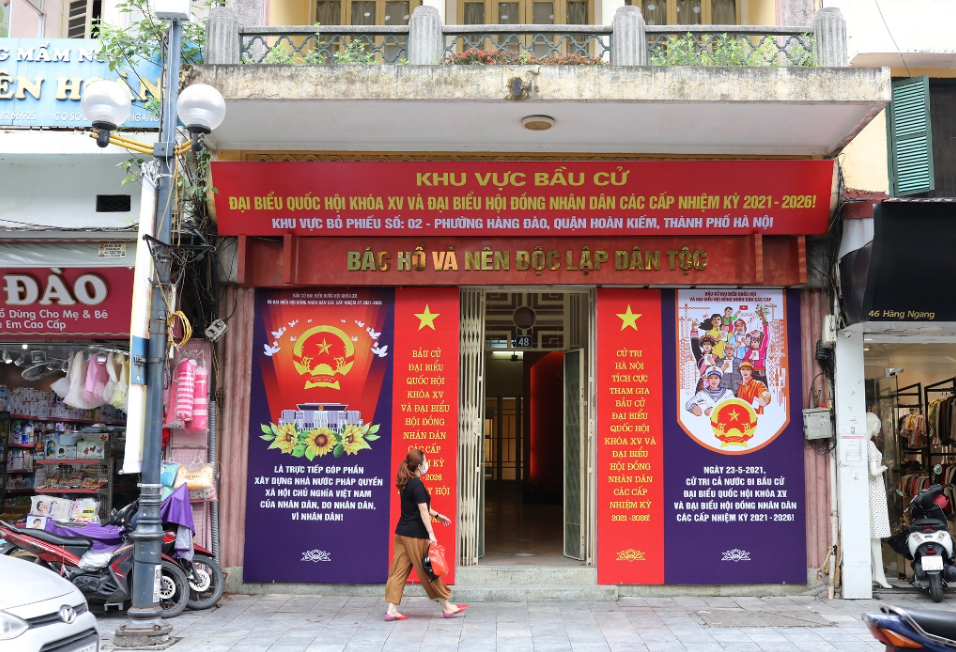 Hanoi's streets decorated for national election