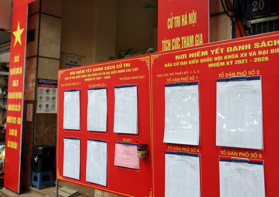 Hanoi's streets decorated for national election