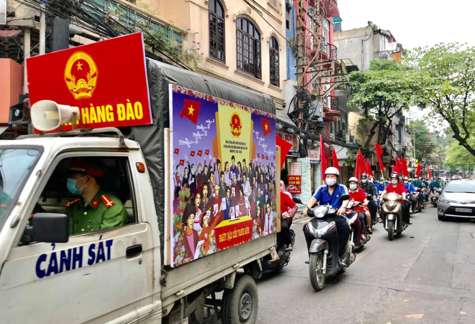 Hanoi's streets decorated for national election