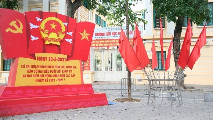 Hanoi's streets decorated for national election