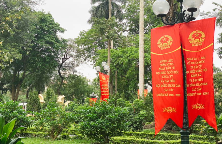 Hanoi's streets decorated for national election