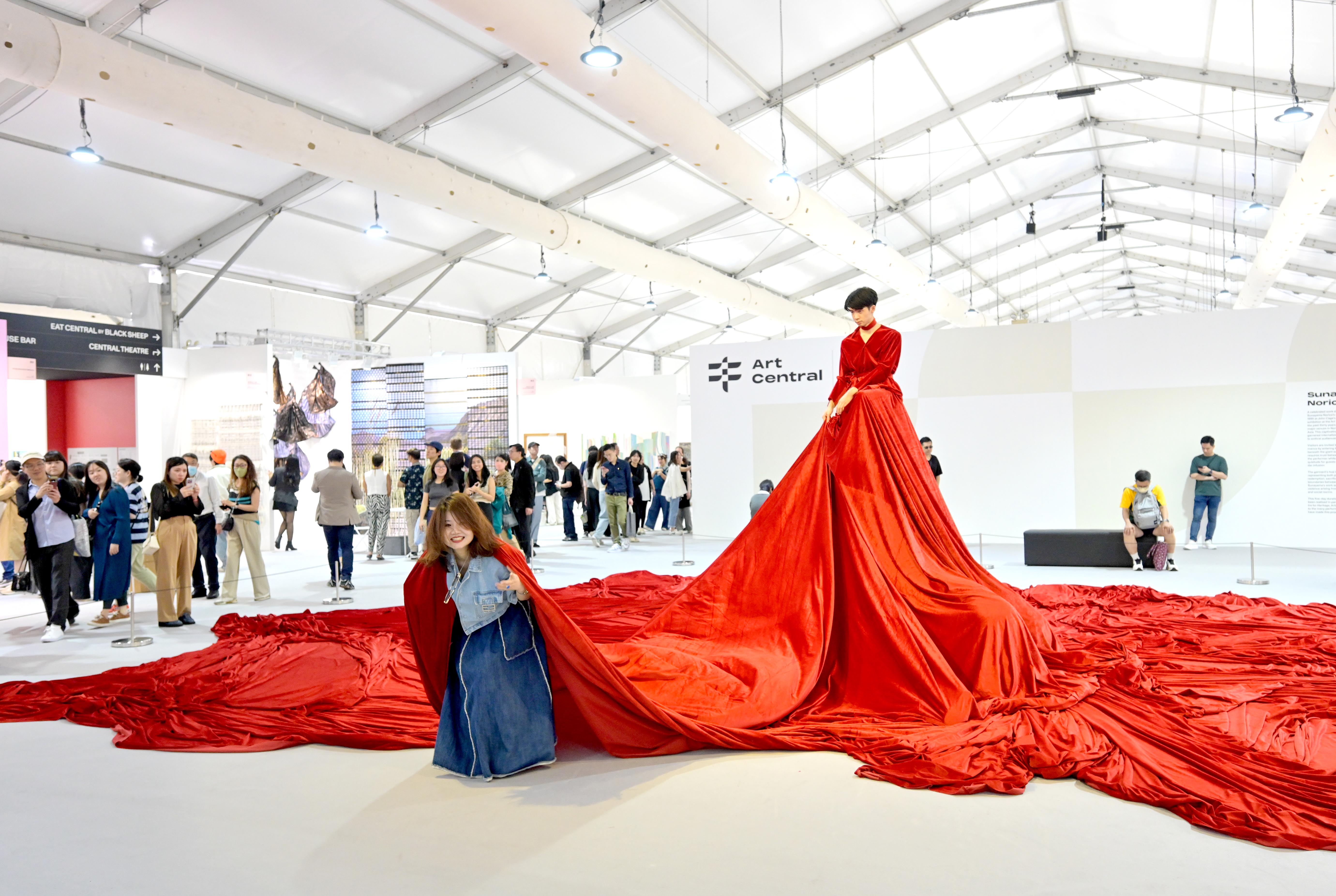 Art Central welcomed over 41,000 visitors to view contemporary artworks by emerging talents.