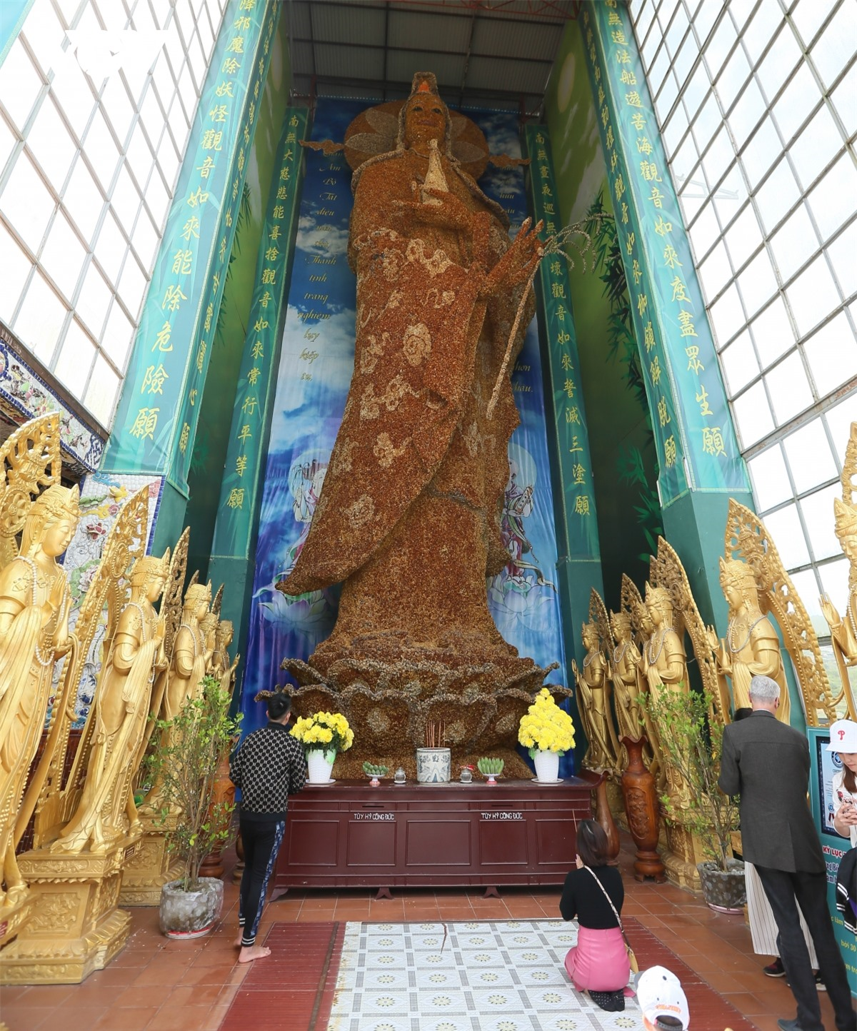 Unique pagoda built from ceramic pieces in Da Lat