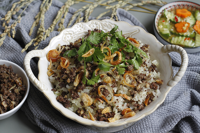 Recipe: Rich and nutritious sticky rice with pigeon meat and shiitake mushroom, with video