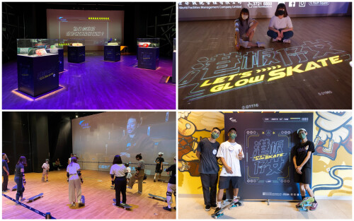 Youth Square’s ‘Let’s Glow Skate!’ exhibition attracted over a thousand participants