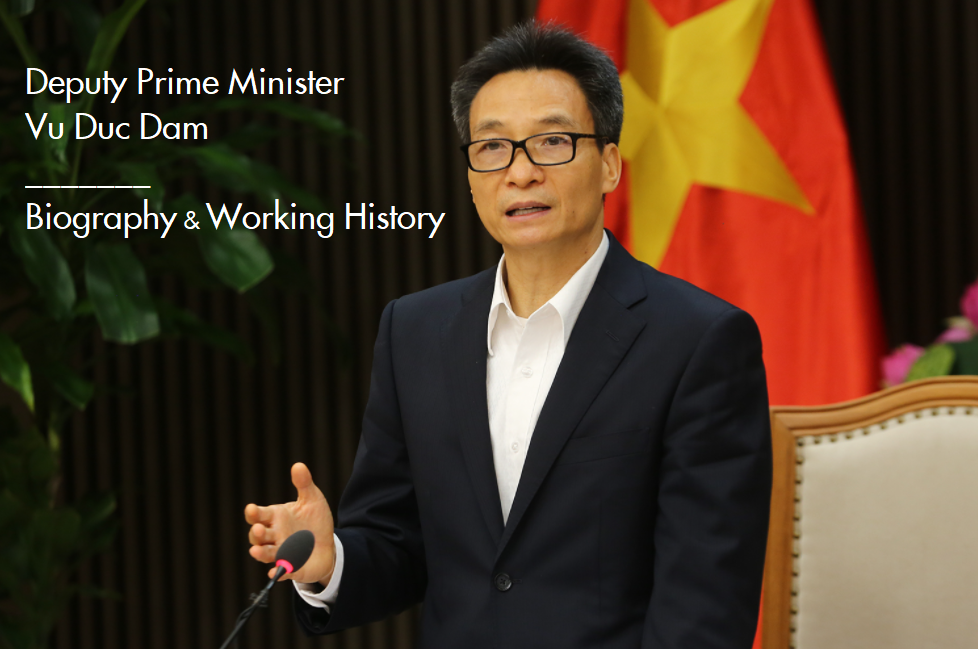 Biography of Deputy Prime Minister Vu Duc Dam: Positons and Working History