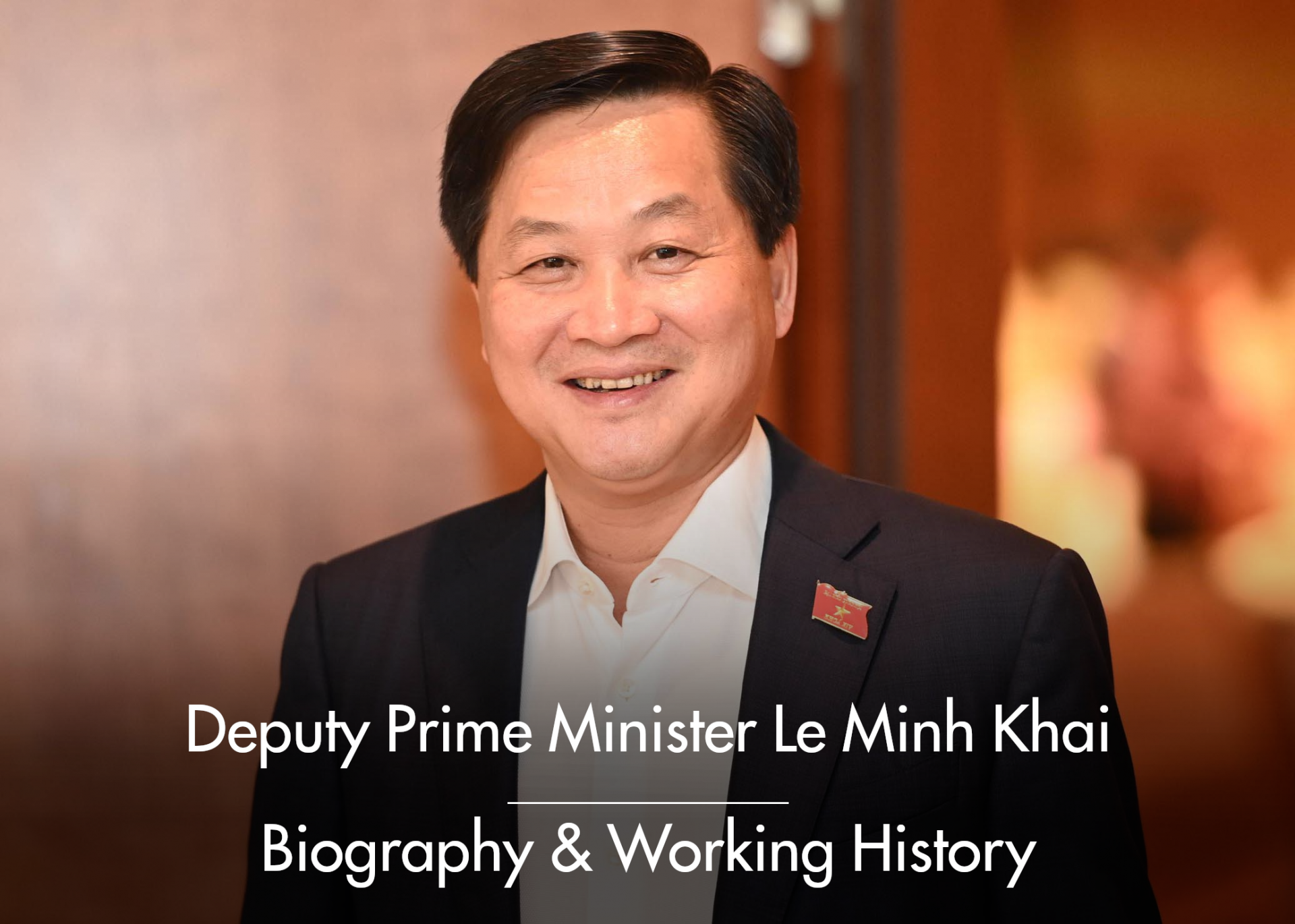 Biography of Deputy Prime Minister Le Minh Khai: Positions and Working History