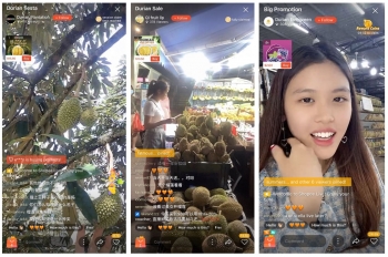 Durian Sales Soar on Shopee Live