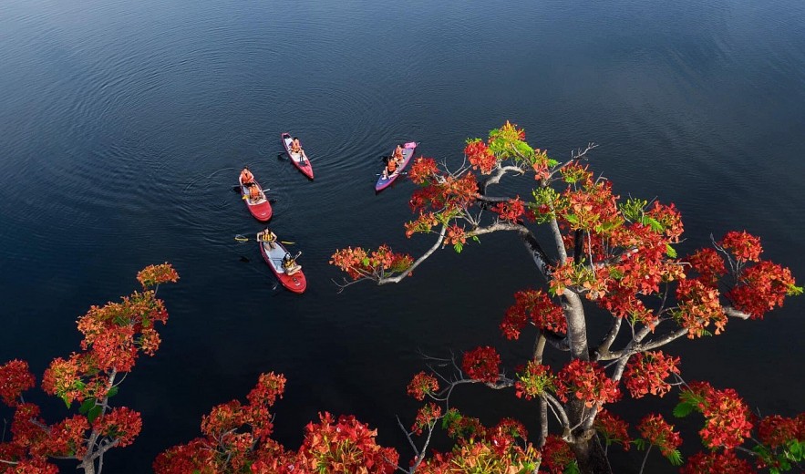 SUP Surfing on Huong River: Admiring Hue from New Angles