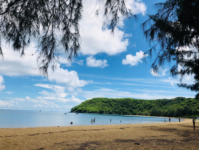 discover dam trau con daos most beautiful beach