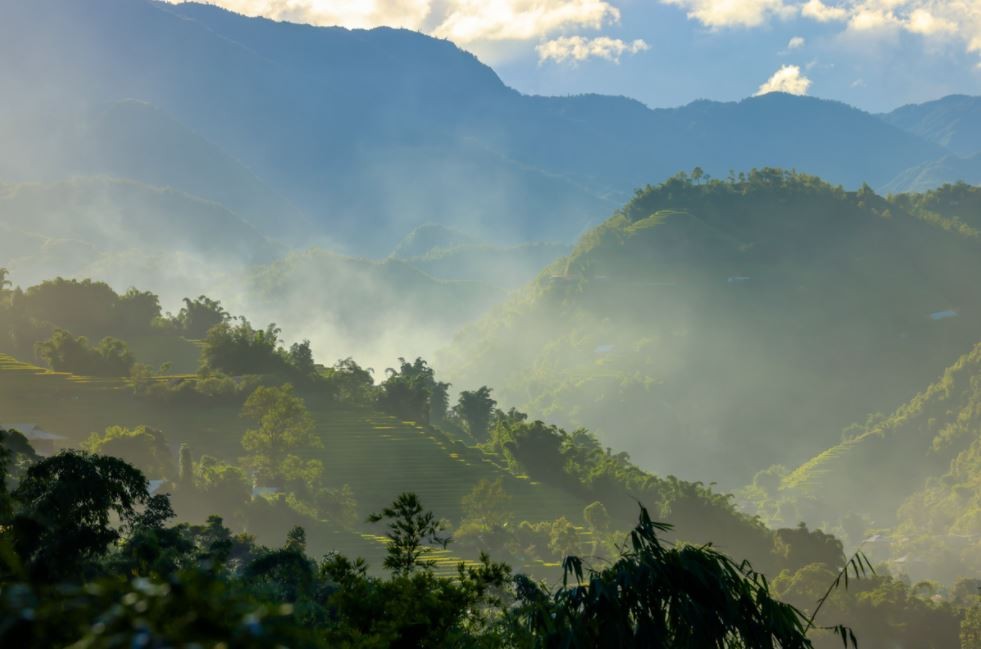 early autumn in vietnamese tourist destinations