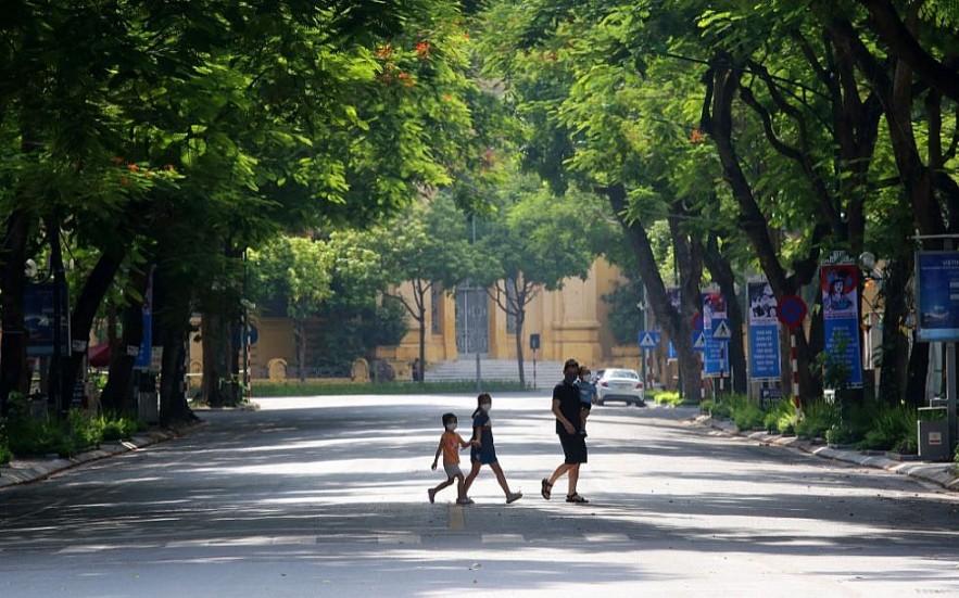Restful Streets of Hanoi in Autumn