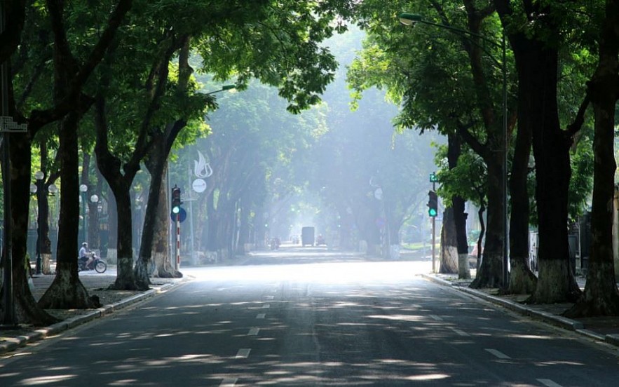 Restful Streets of Hanoi in Autumn
