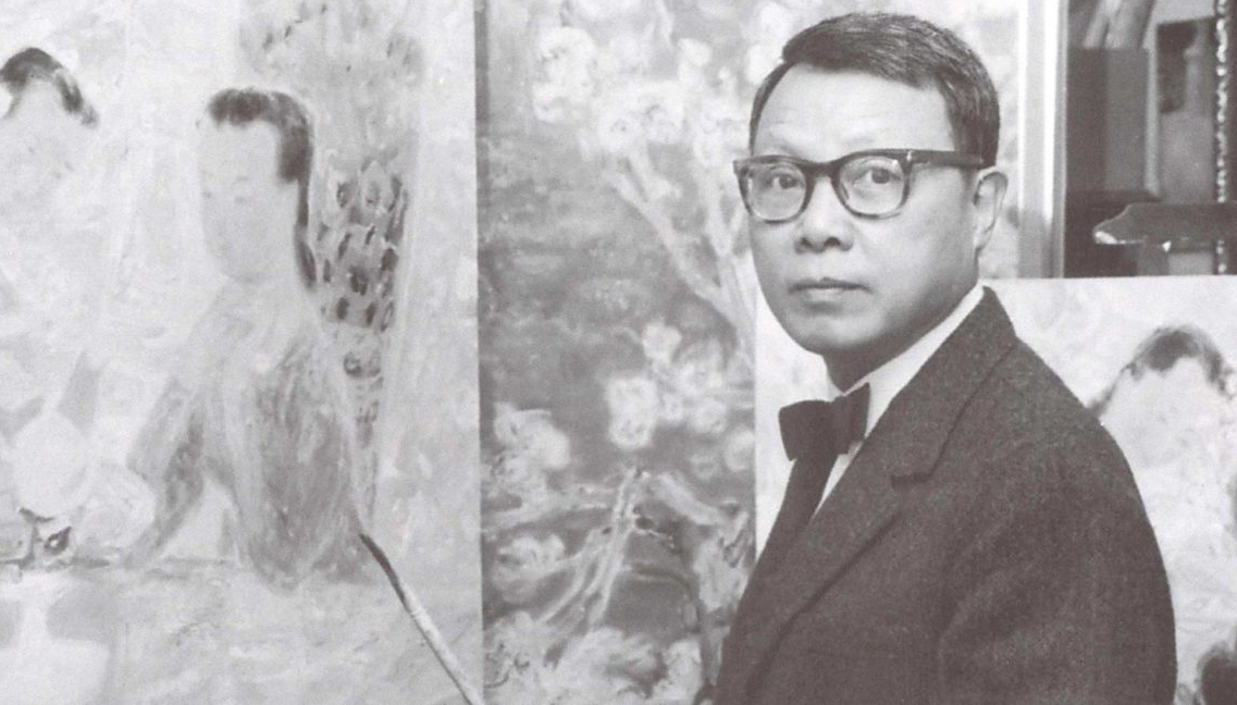 young girl with peonies painting vy vietnamese artist auctioned for 116 million euro
