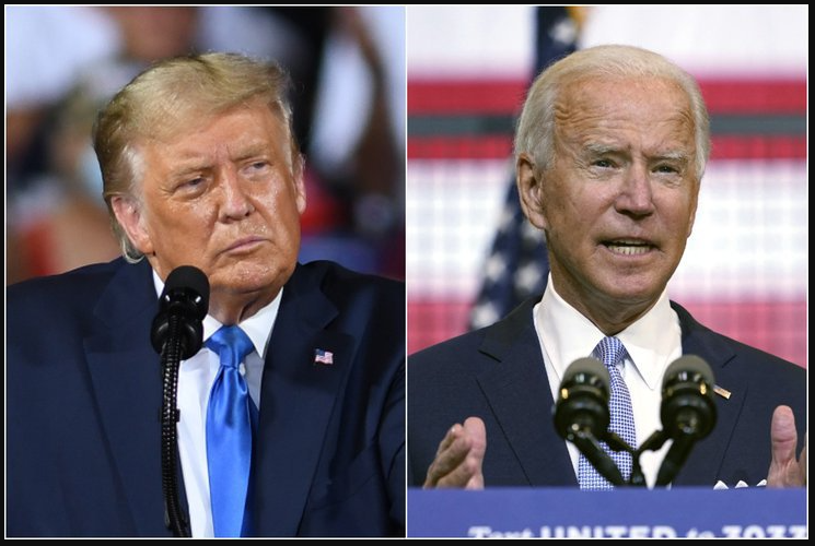 trump and biden confront in the final presidential debate
