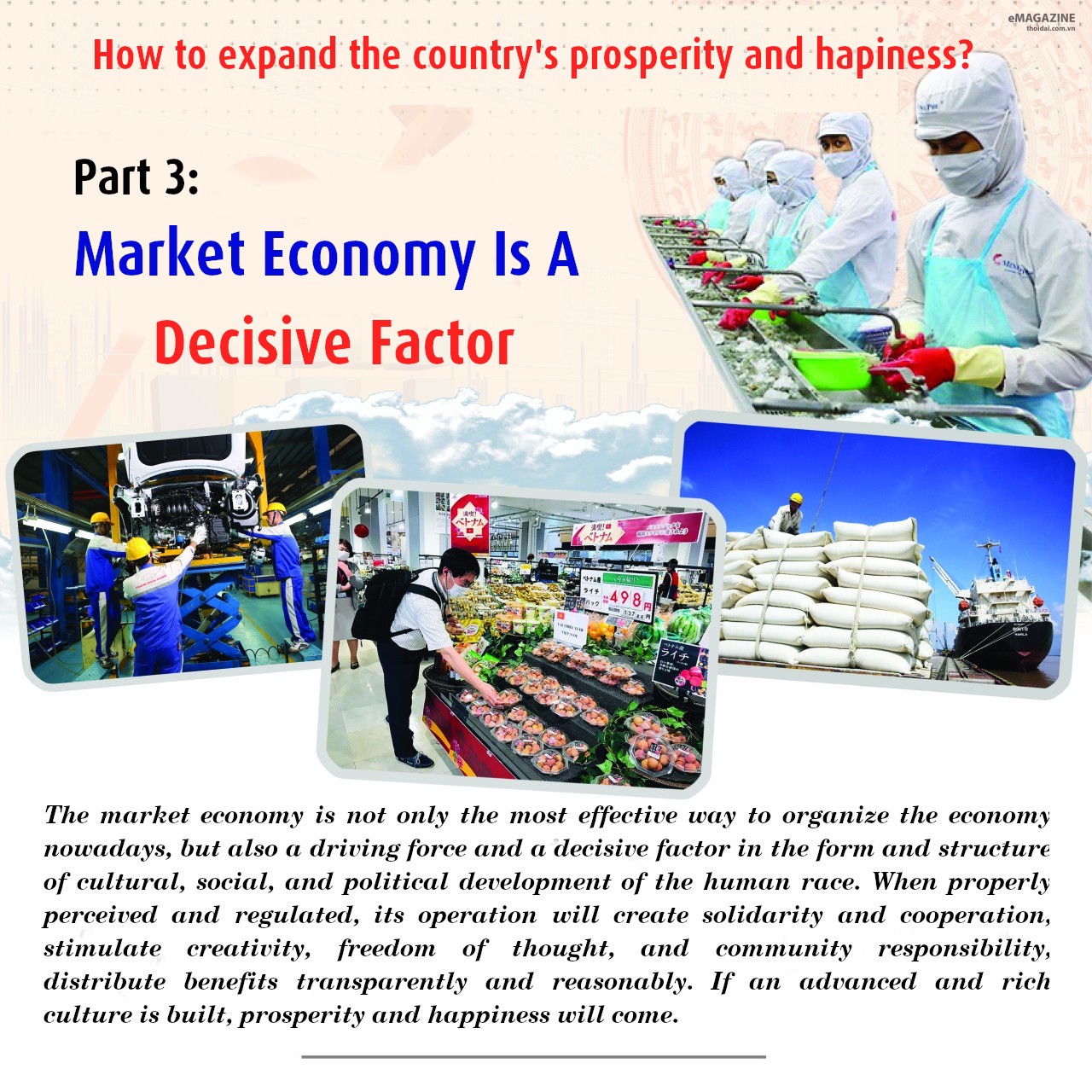 Market Economy Is A Decisive Factor