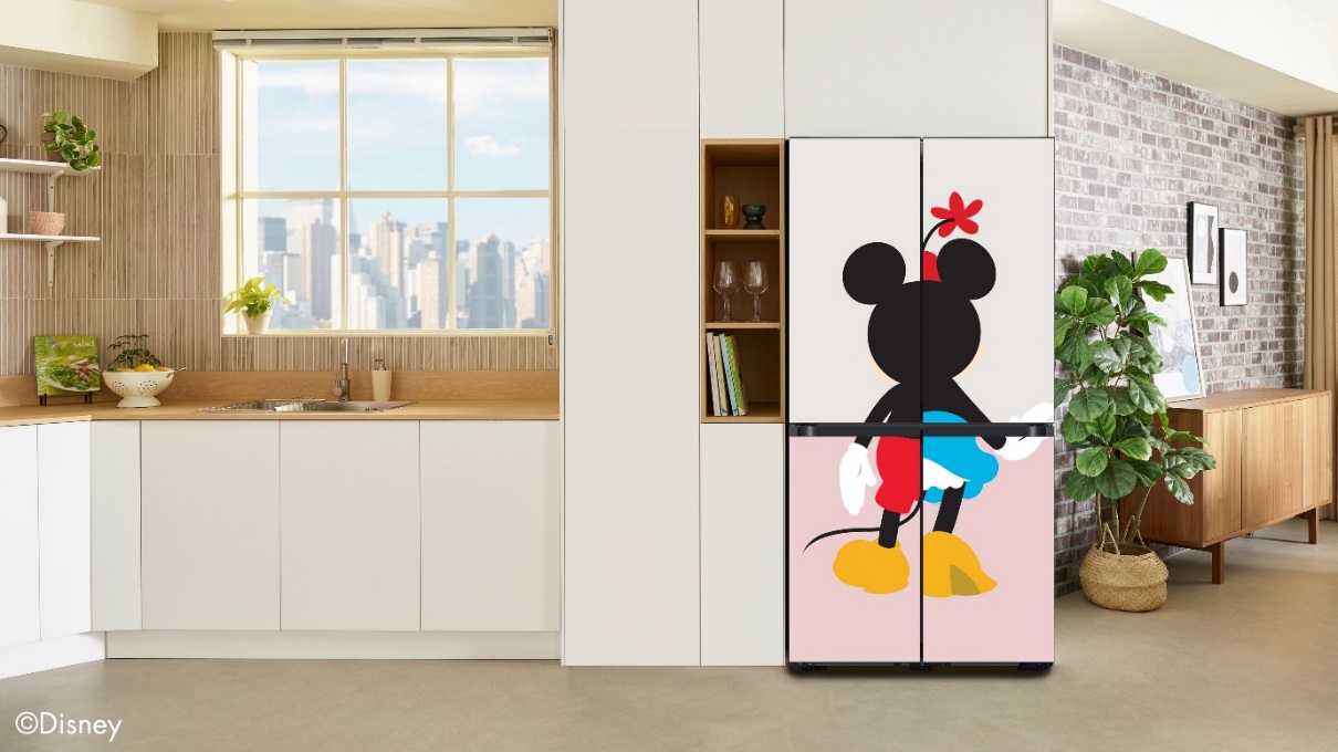 Samsung Bespoke Disney Collection featuring the 