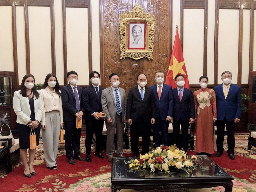 Vietnamese President Expects Korean Descendants of King Ly Thai To to Promote Vietnam Korea relationship