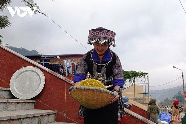 Exquisite Banh Day Pounding Festival in Mu Cang Chai