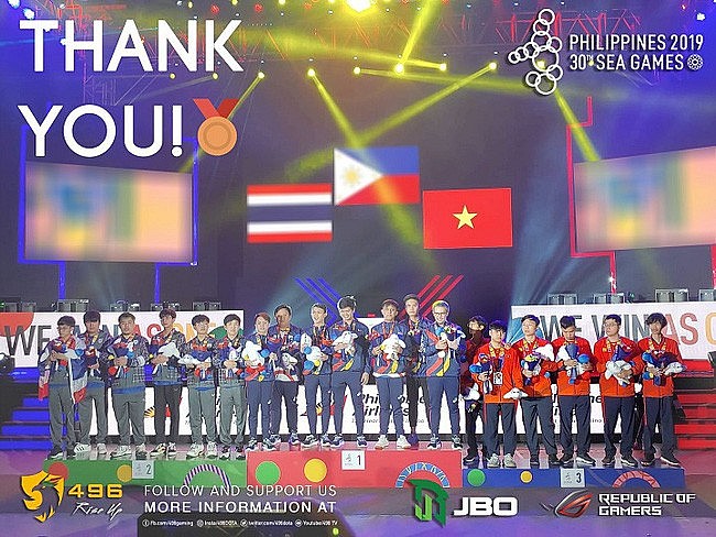 E-sports (eSports) became one of 40 sports present in the 31st SEA Games and an opportunity for Vietnam's e-sports to win a medal. Photo: VTV Sport