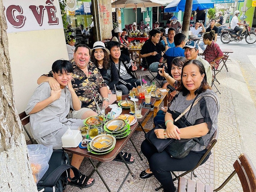 Visiting family in Mekong Delta, Vinh Long area and the vintage family house.  Photo: Kurt Bennet