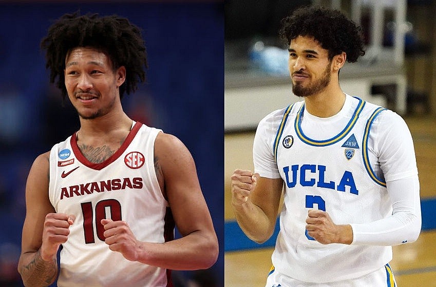 Jaylin Williams (left) and Johnny Juzang have many opportunities to play in the NBA