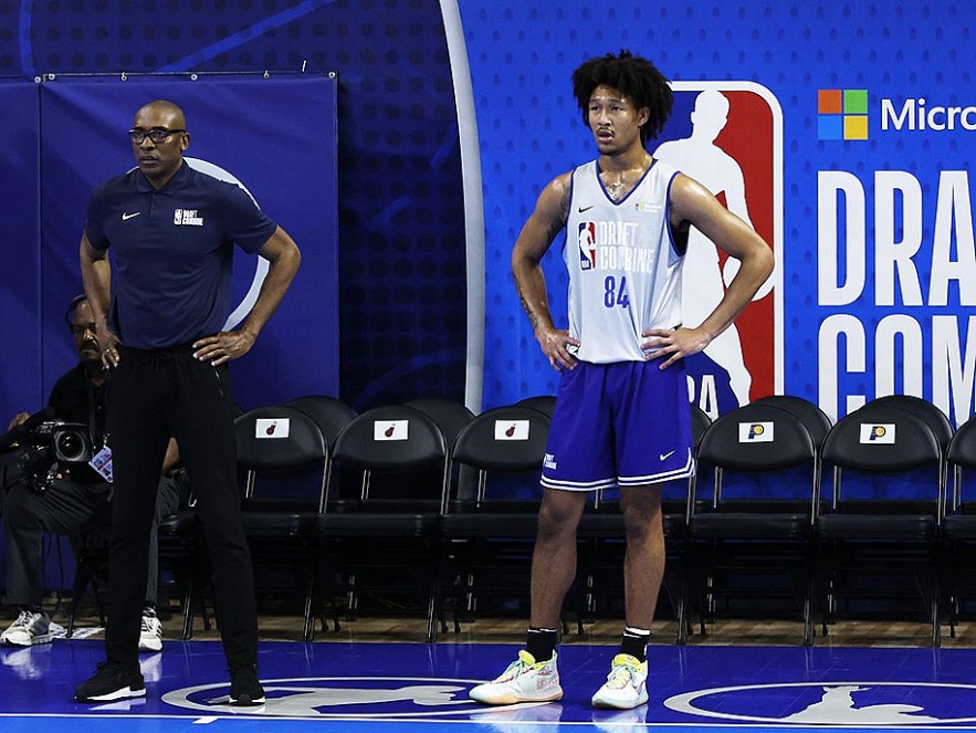 Jaylin Williams at the NBA Draft Combine 2022. Photo: Webthethao