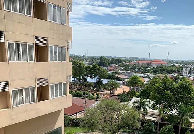 A view of the facility in the southern province of Tay Ninh where Nguyen Hong Quang was quarantined, Dec. 10, 2021. Photo courtesy of Quang