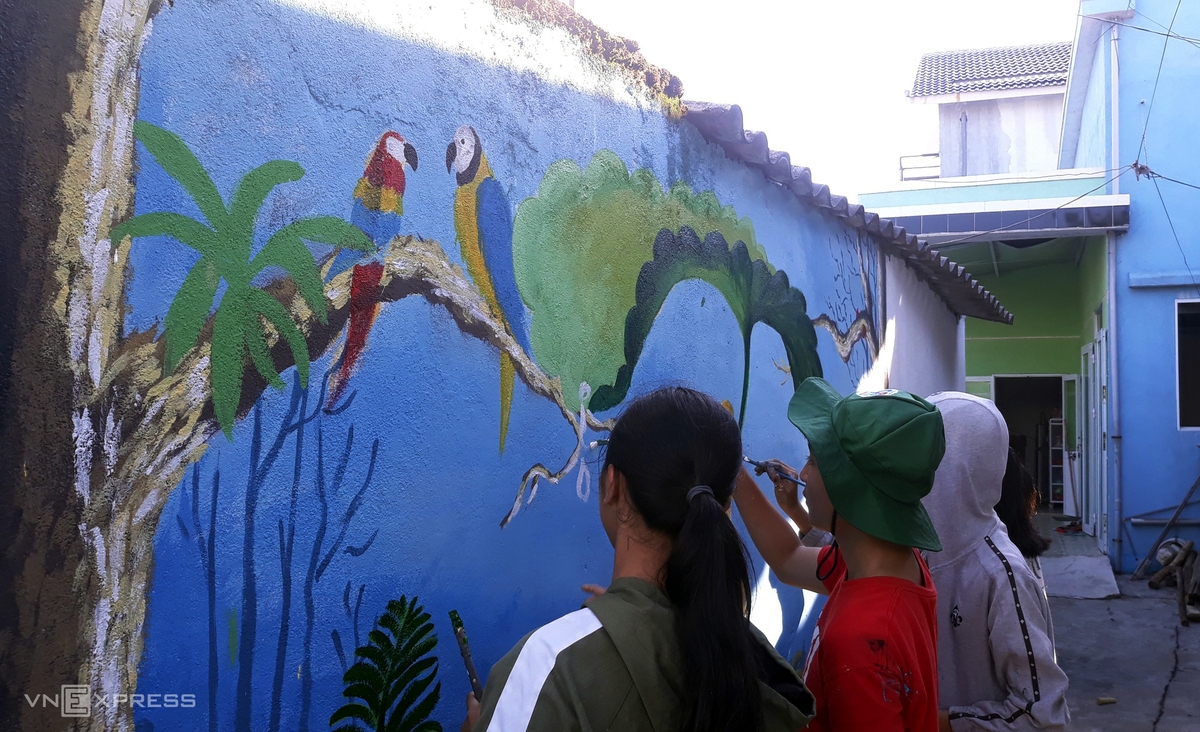 In Photos: Tam Thanh village painted with new colorful murals