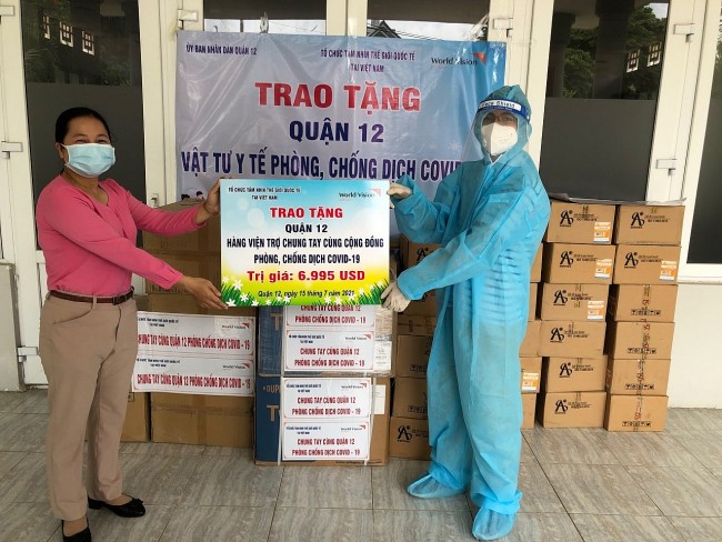 World Vision Vietnam Continues Support For Vietnam’s Fight Against Covid-19