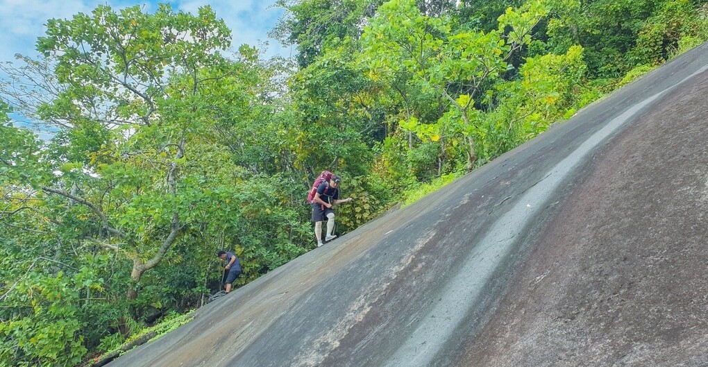 scaling the steep slopes of ba den mountain