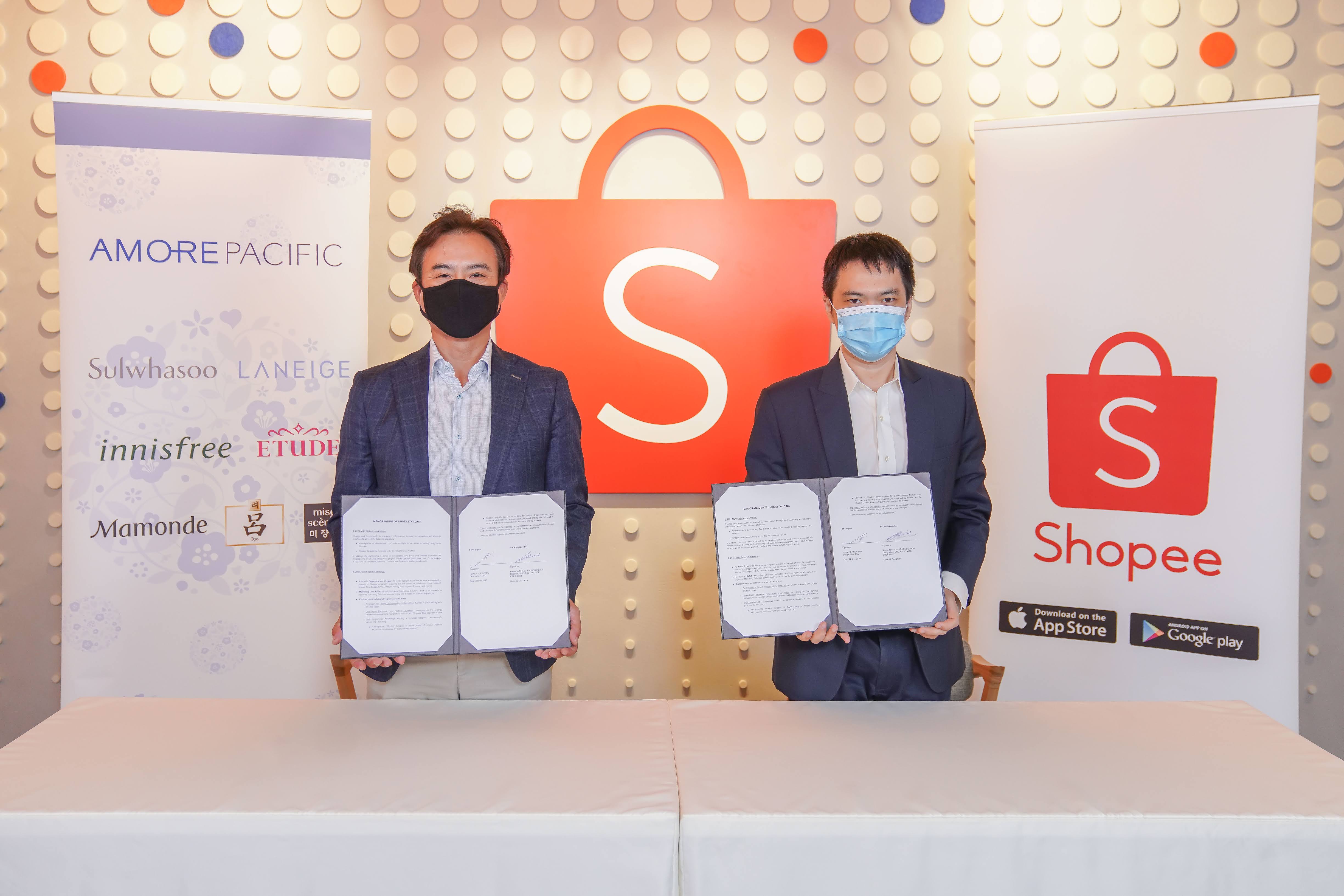 Amorepacific inks Memorandum of Understanding with Shopee to boost growth of K-beauty and reach more beauty shoppers in Asia
