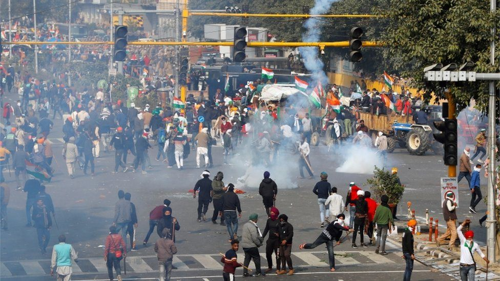 India blocks Internet after deadly violence of farmers protest at New Delhi