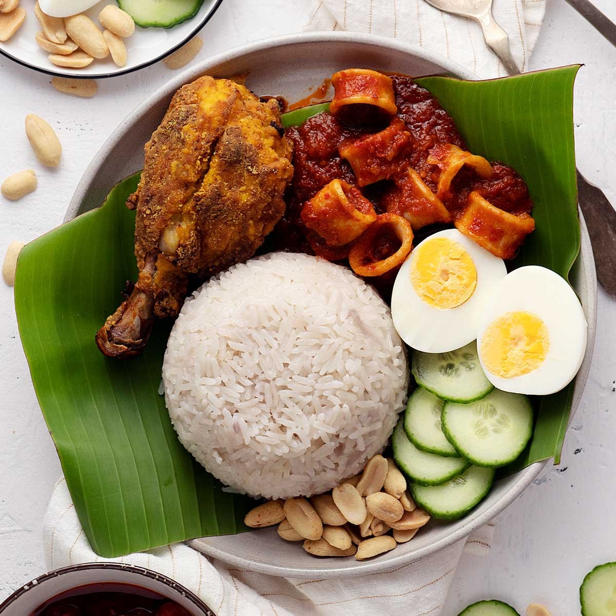 Nasi Lemak is a famous Malaysia dish. Photo: El Mundo Eats 