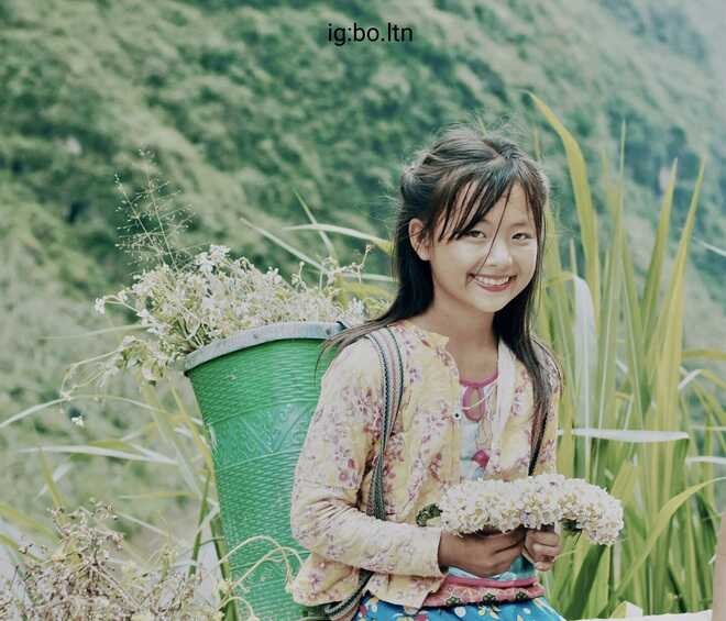 The beauty of the children living in the Northern mountains. (Photo: Le Thanh Nam) 