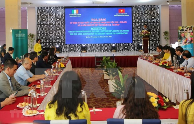 quang tri ireland relation marks 15 year of cooperation
