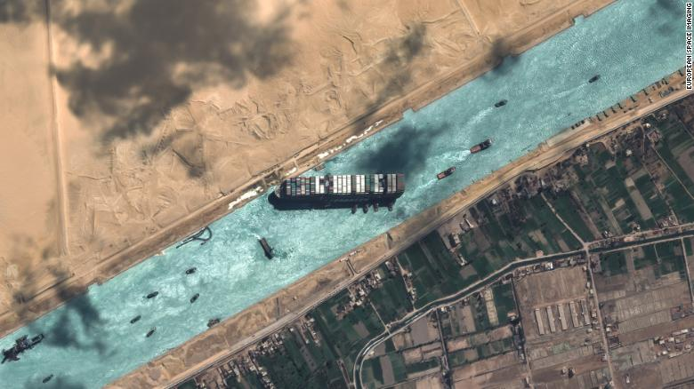 Suez Canal Crisis: The full 'worm moon' helped break the lojam