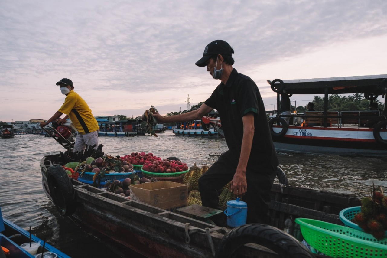 Cai Rang floating market. Photo: Nguyen Son Tung 