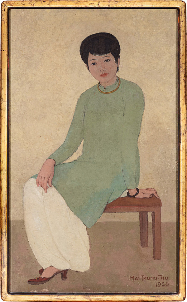 "Portrait of Mademoiselle Phuong" - Vietnamese painting reaches the highest record of $3,1 mln