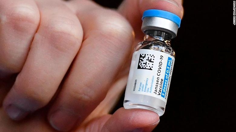 Regulators recommended the vaccine be suspended in the US last week, while reports of blood clots were investigated. (Photo: CNN) 