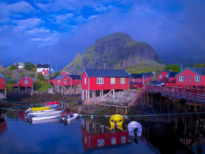 Petit village in Norway with shortest name in the world