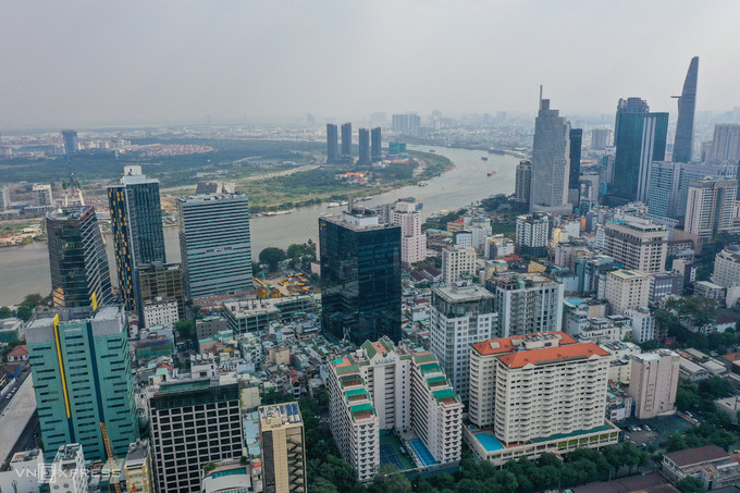 District 1, HCMC, 1/2021. Photo: Quynh Tran 