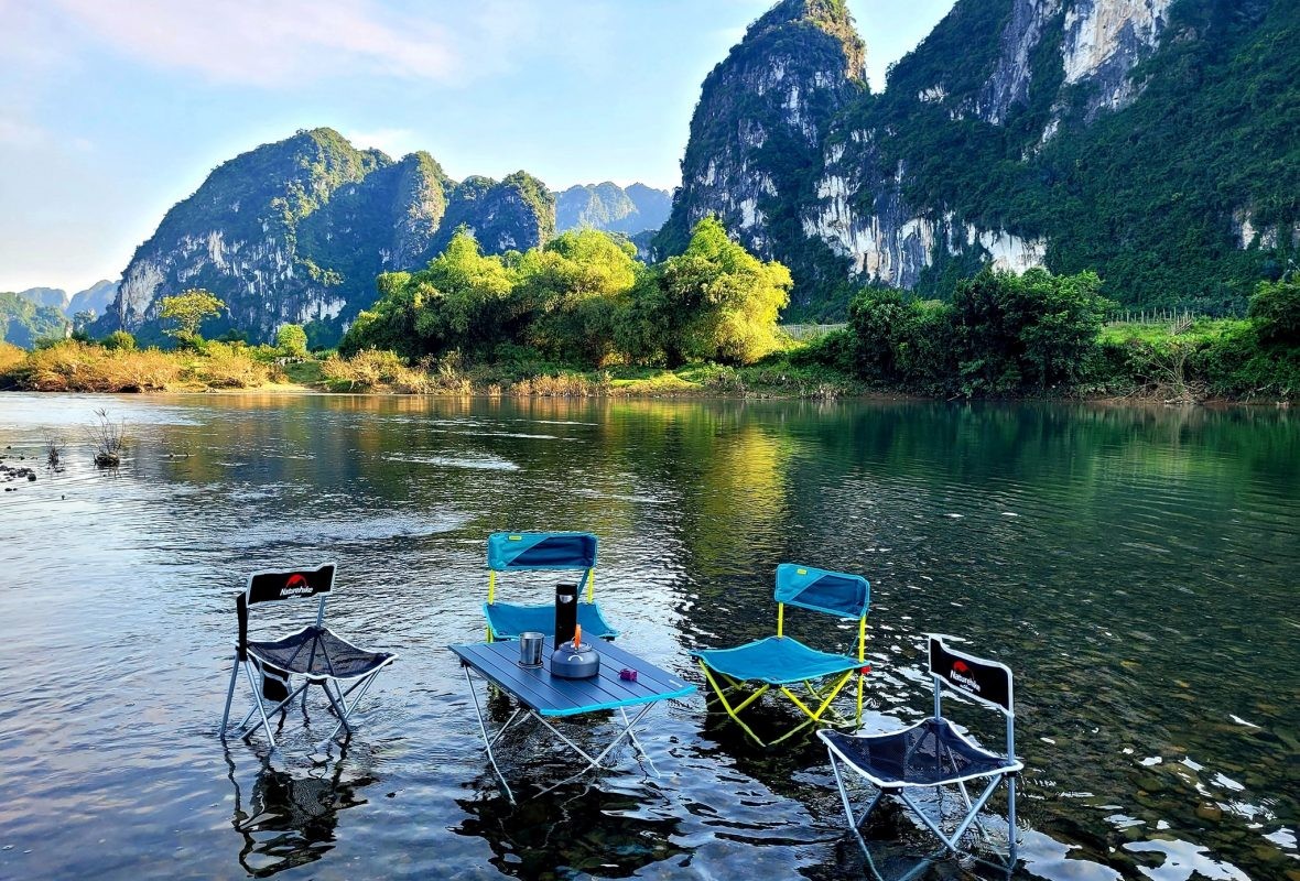 Boi River with the scenery of majestic mountains. Photo: hodongdo