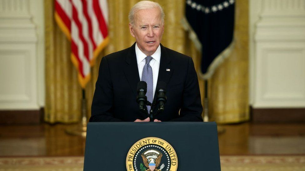 Israel should try to protect innocent civilians, Mr Biden said (Photo: Getty Images) 