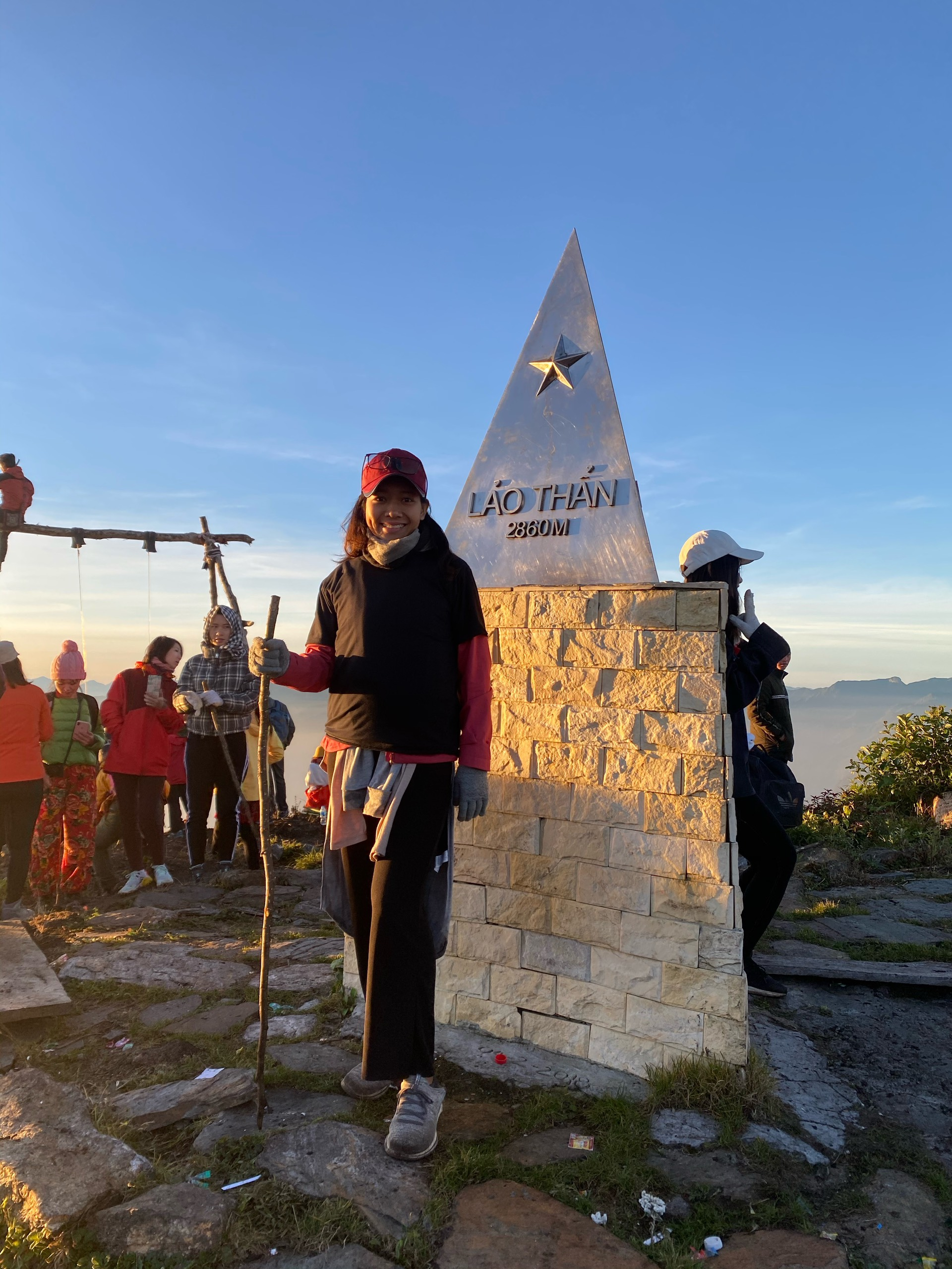 On the peak of Lao Than mountain (Lao Cai). 